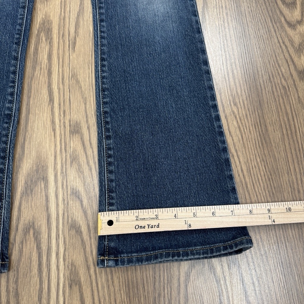 Bullhead Jeans Womens 3 Blue Low Rise Bootcut Y2K Western Boho Dark Wash Denim - Picture 13 of 13